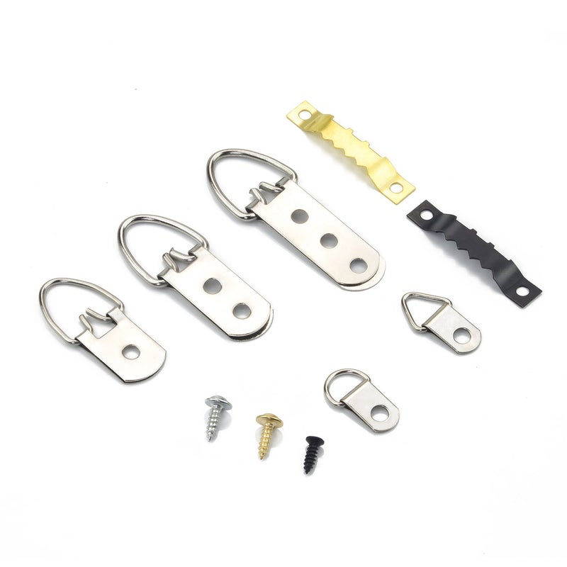 Sutemribor Picture Hanging Kit 500 PCS, Sutemribor Heavy Duty Assorted Picture Hangers with Screws for Picture Hanging Wall Mounting (500) - Image 4
